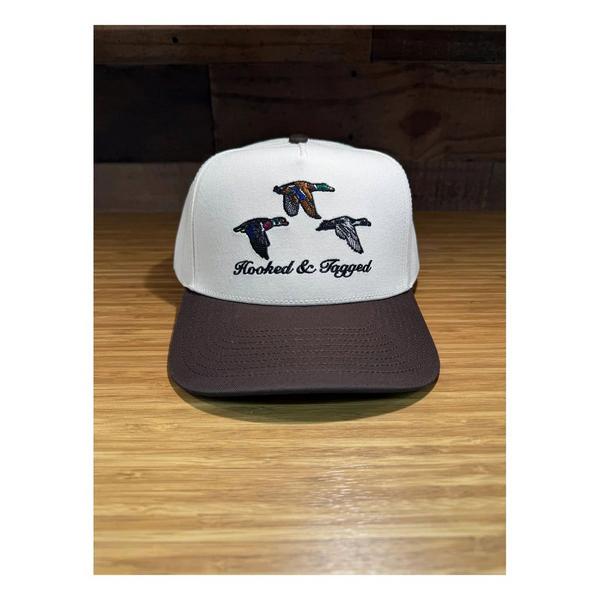 Men's Hooked And Tagged Flyway Hunting Adjustable Hat One Size Natural/Brown