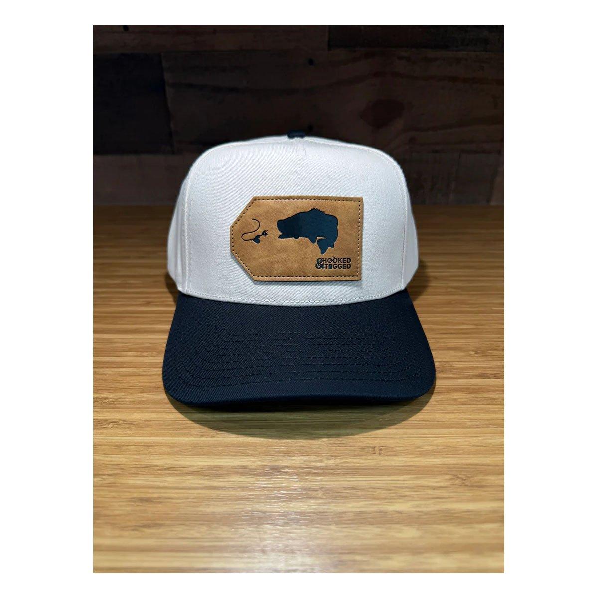 Hooked And Tagged Largemouth Bass Adjustable Hat - Hooked And Tagged
