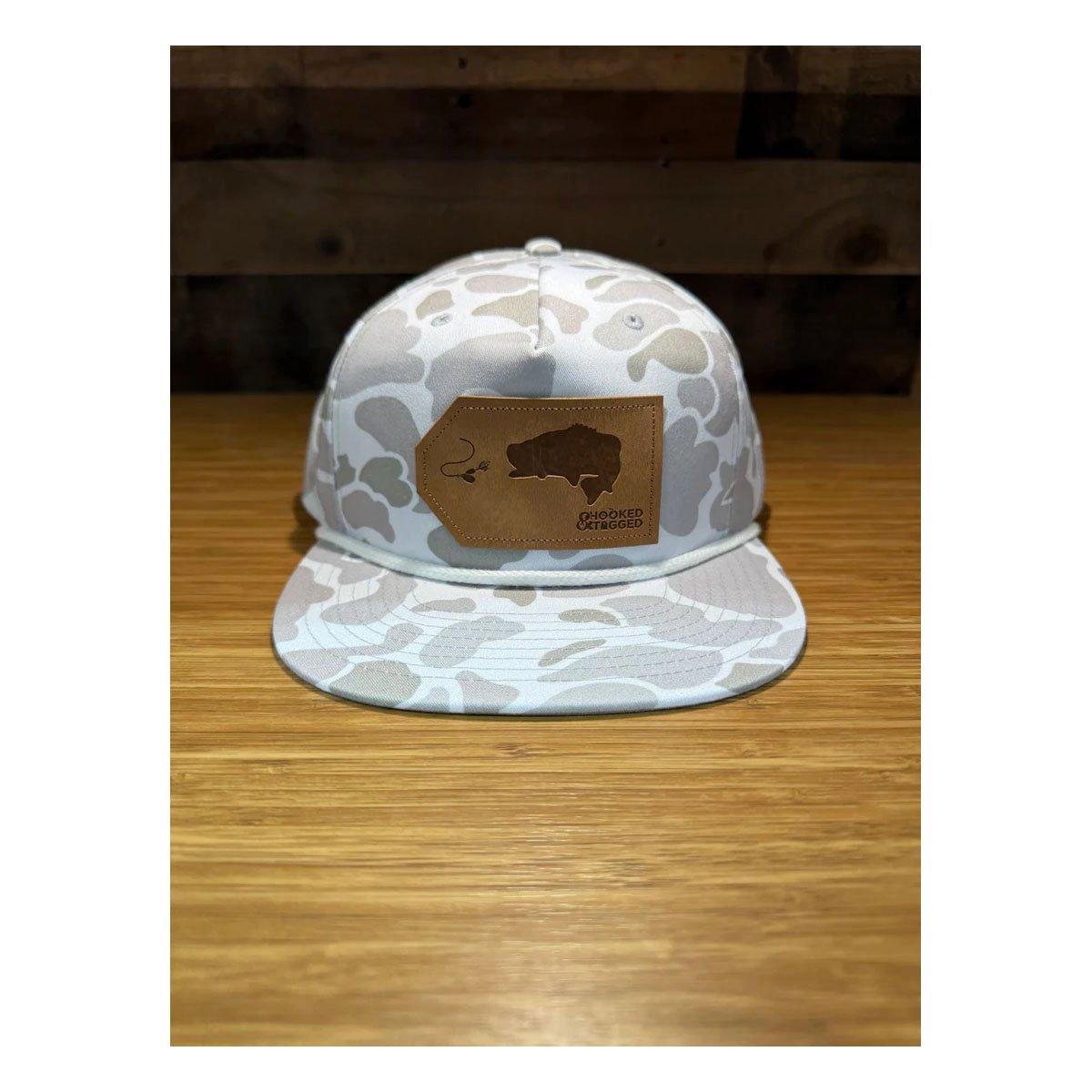 Hooked And Tagged Largemouth Bass Adjustable Hat - Hooked And Tagged