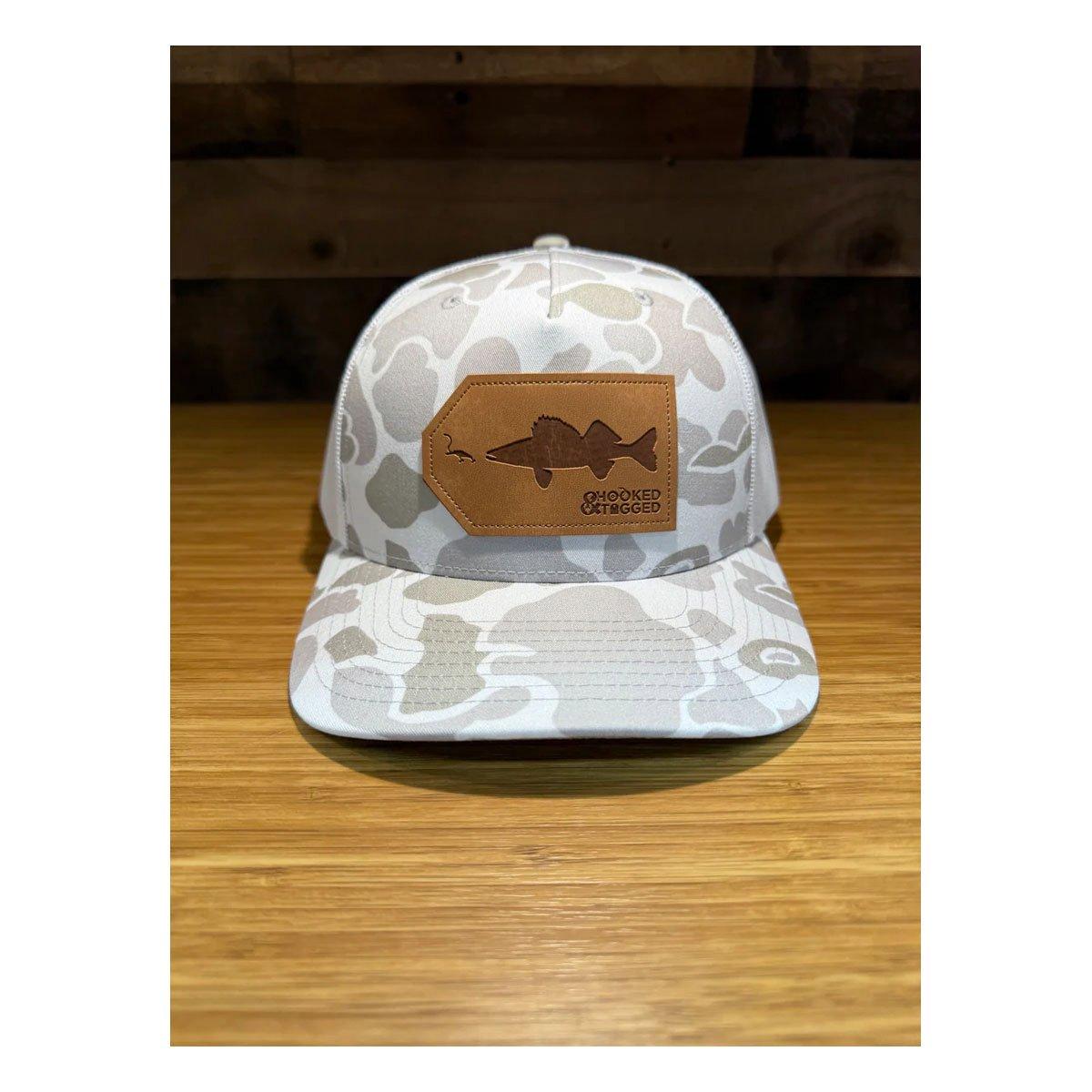 Hooked And Tagged Walleye Adjustable Hat - Hooked And Tagged