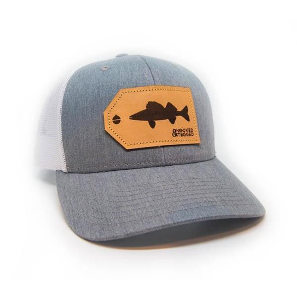 Men's Hooked And Tagged Walleye Patch Snapback Hat - Hooked And Tagged