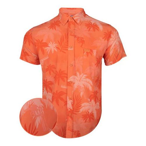 Men's Retro Rifle Vice City Button Up Shirt - Primary Image