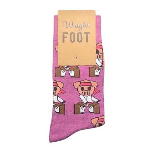 Wright Foot Couch Potato Crew Socks - Primary Image