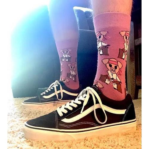 Wright Foot Couch Potato Crew Socks - Primary Image