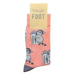 Wright Foot Trash Panda Crew Socks - Thumbnail 1 of 2