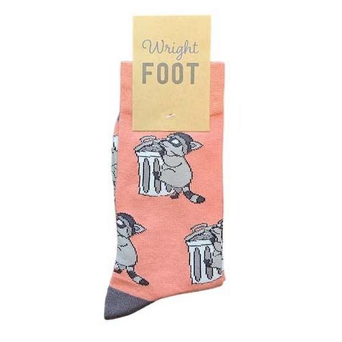 Wright Foot Trash Panda Crew Socks - Primary Image