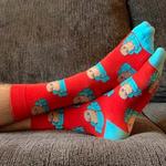 Wright Foot Couch Potato Crew Socks - Thumbnail 2 of 2