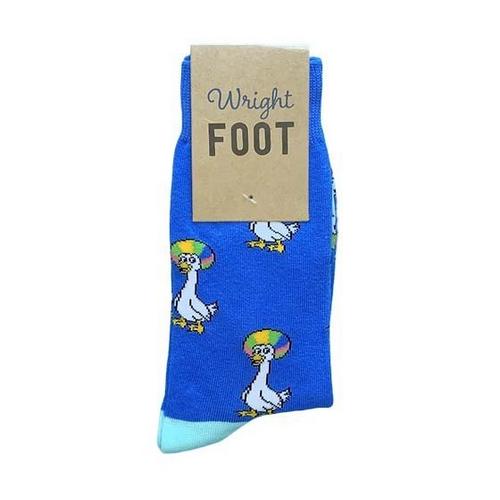 Wright Foot Silly Goose Crew Socks - Primary Image