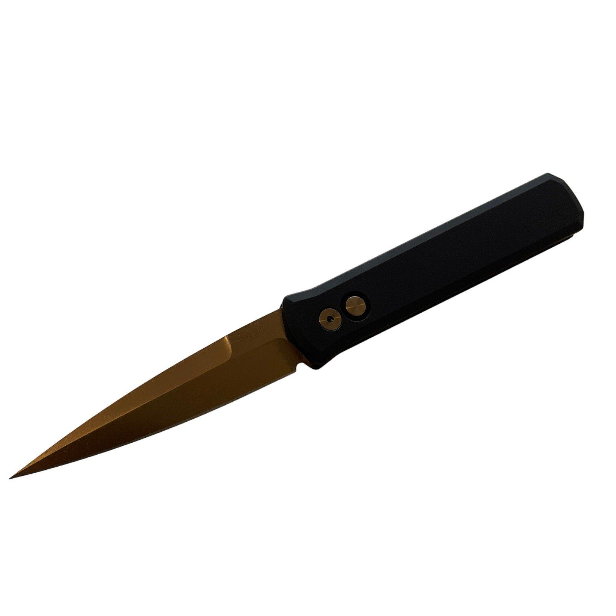 Pro-Tech 921-RG Godfather Spear Point Folding Automatic Knife - Pro-Tech