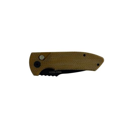 Pro-Tech SBR Unique Micarta One of a Kind Folding Automatic Knife - Primary Image