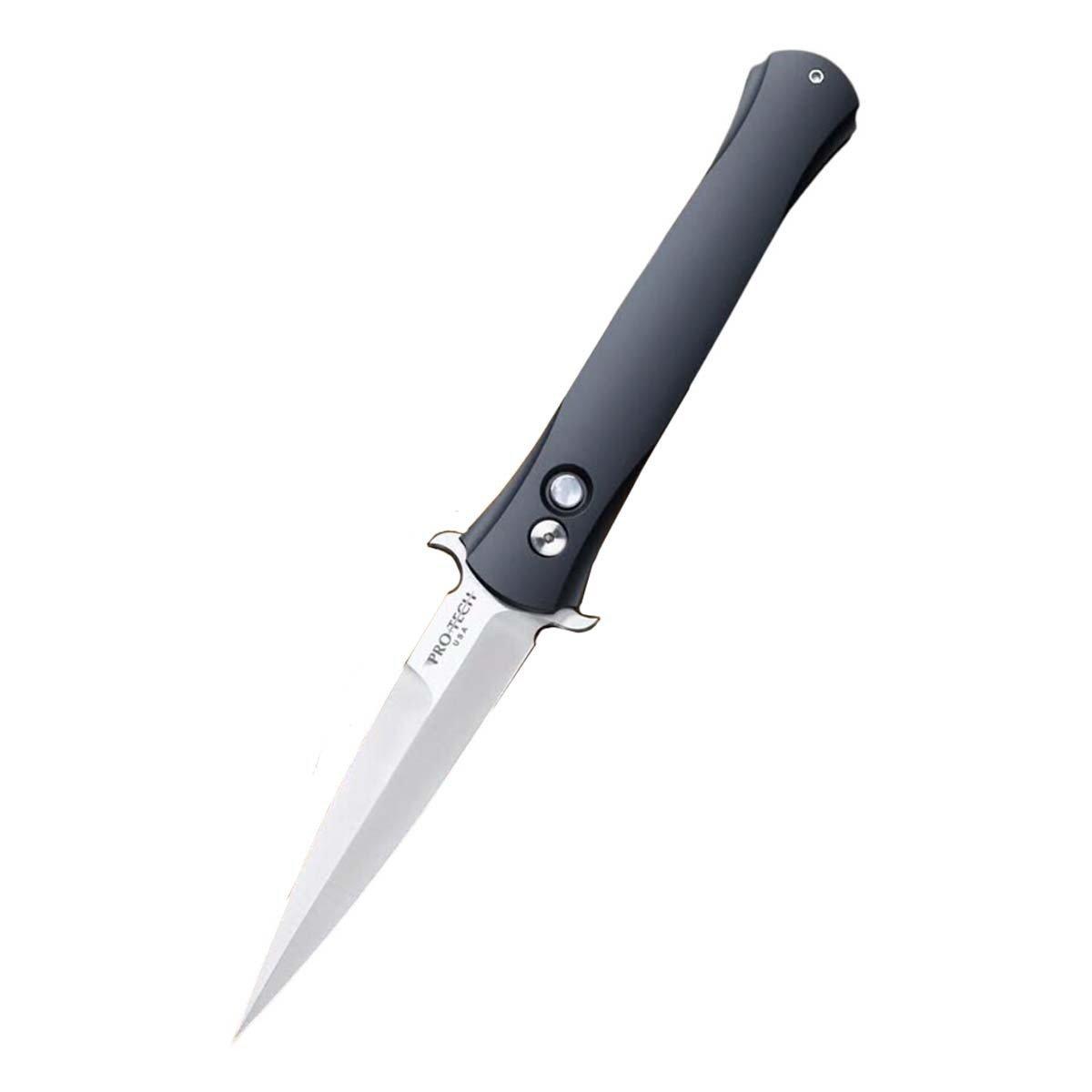 Pro-Tech 1921-MOP Large Don Satin Spear Point Folding Automatic Knife - Pro-Tech