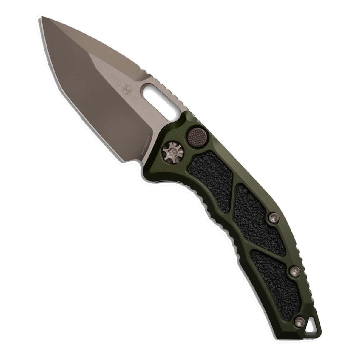 Heretic Knives H011-7A Medusa Aluminum Tanto Folding Automatic Knife - Heretic Knives