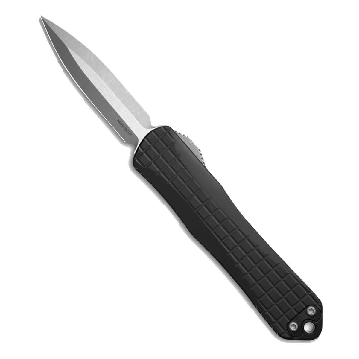 Heretic Knives H028F-5A Manticore E Battleworn Double Edge OTF Automatic Knife - Heretic Knives