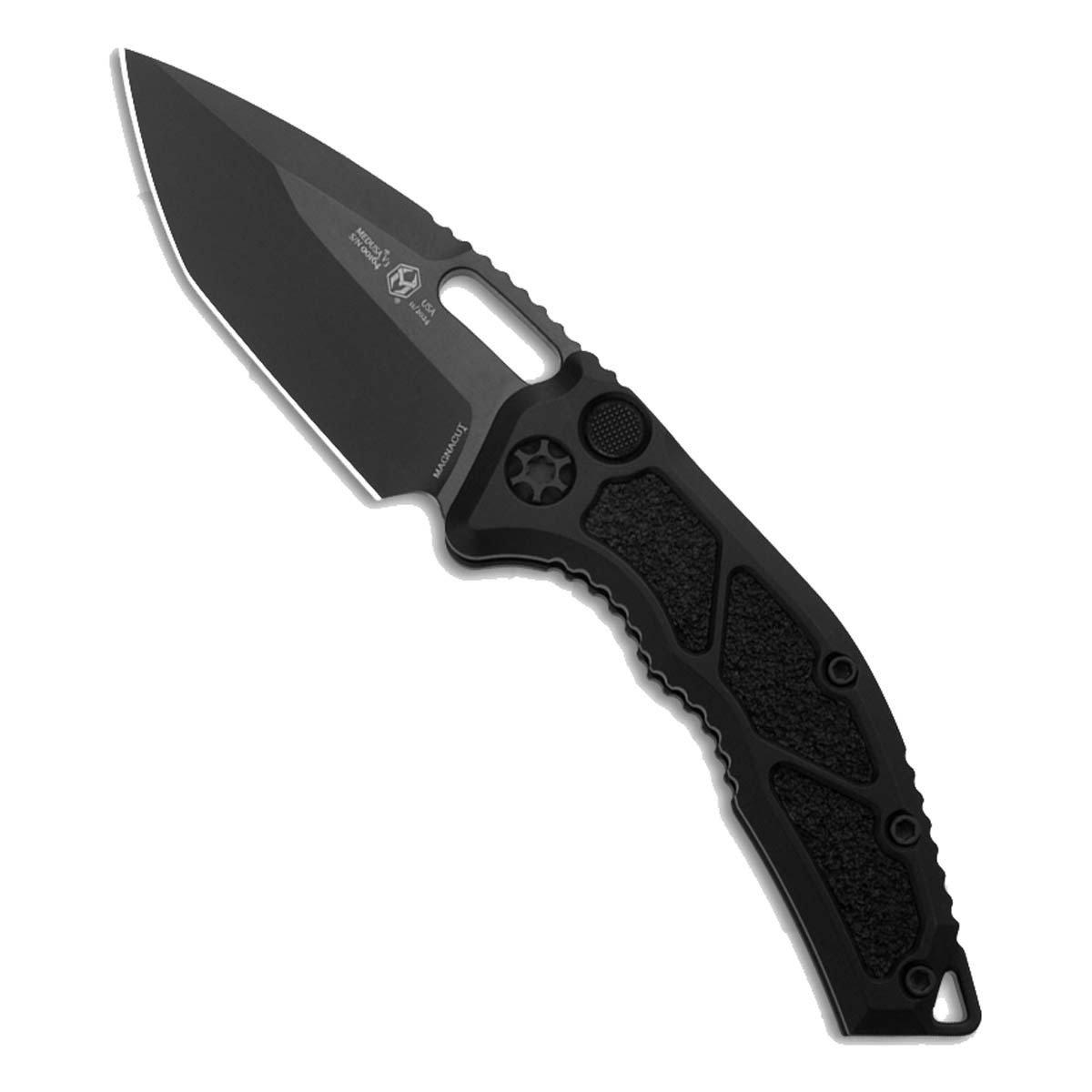 Heretic Knives H011-6AT Medusa Tactical Aluminum Tanto Folding Automatic Knife - Heretic Knives