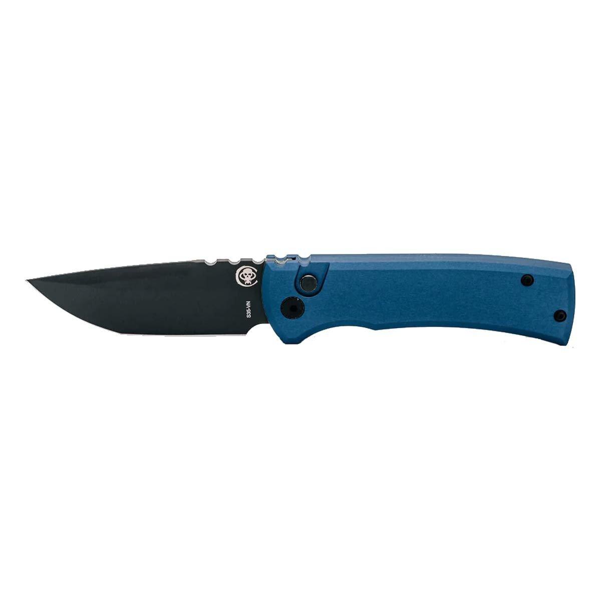 Chaves Knives Redencion 229 Pro-Tech Collaboration Black DLC Tanto Folding Automatic Knife - Chaves Knives