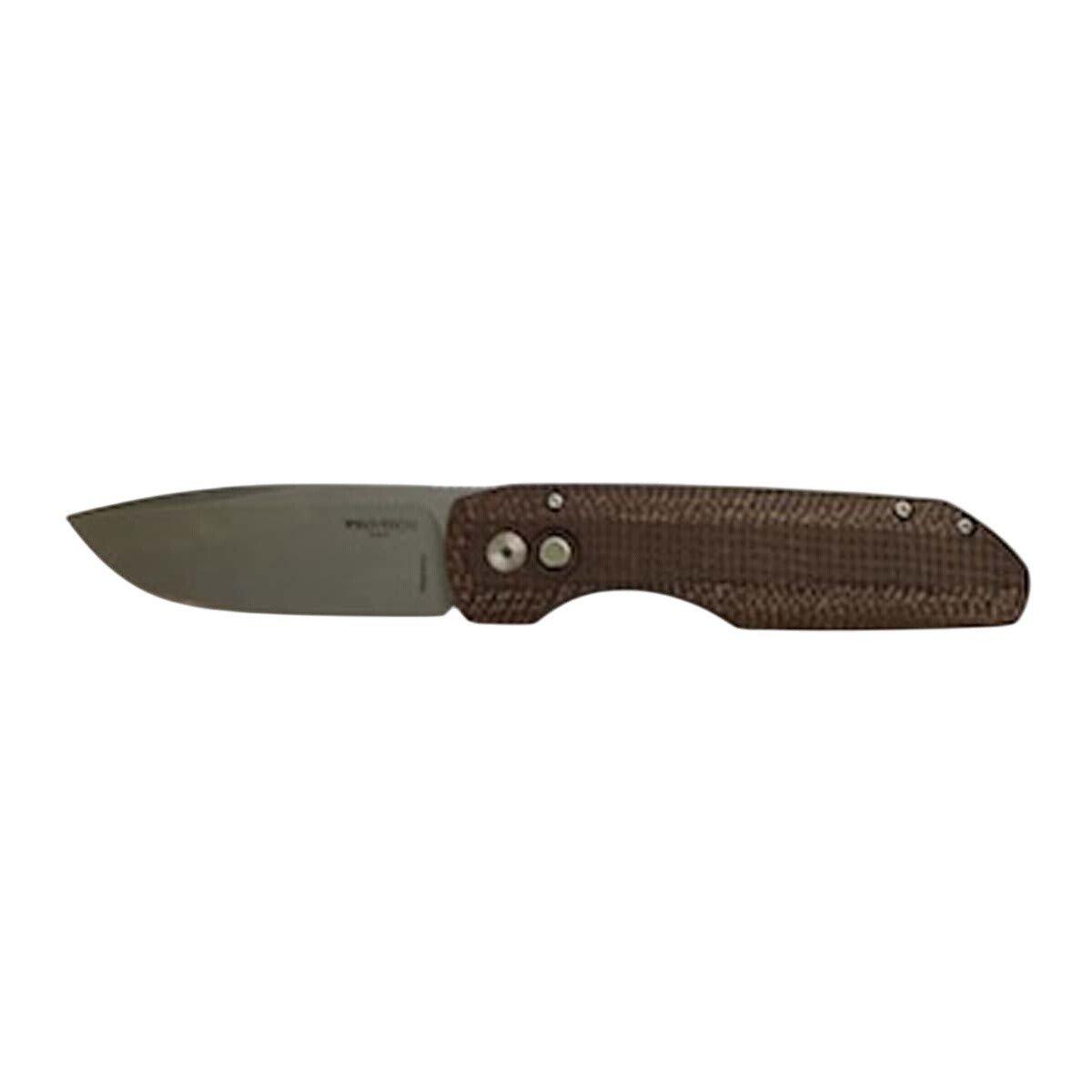 Pro-Tech Synapse + Vero Engineering Drop Point Folding Automatic Knife - Pro-Tech