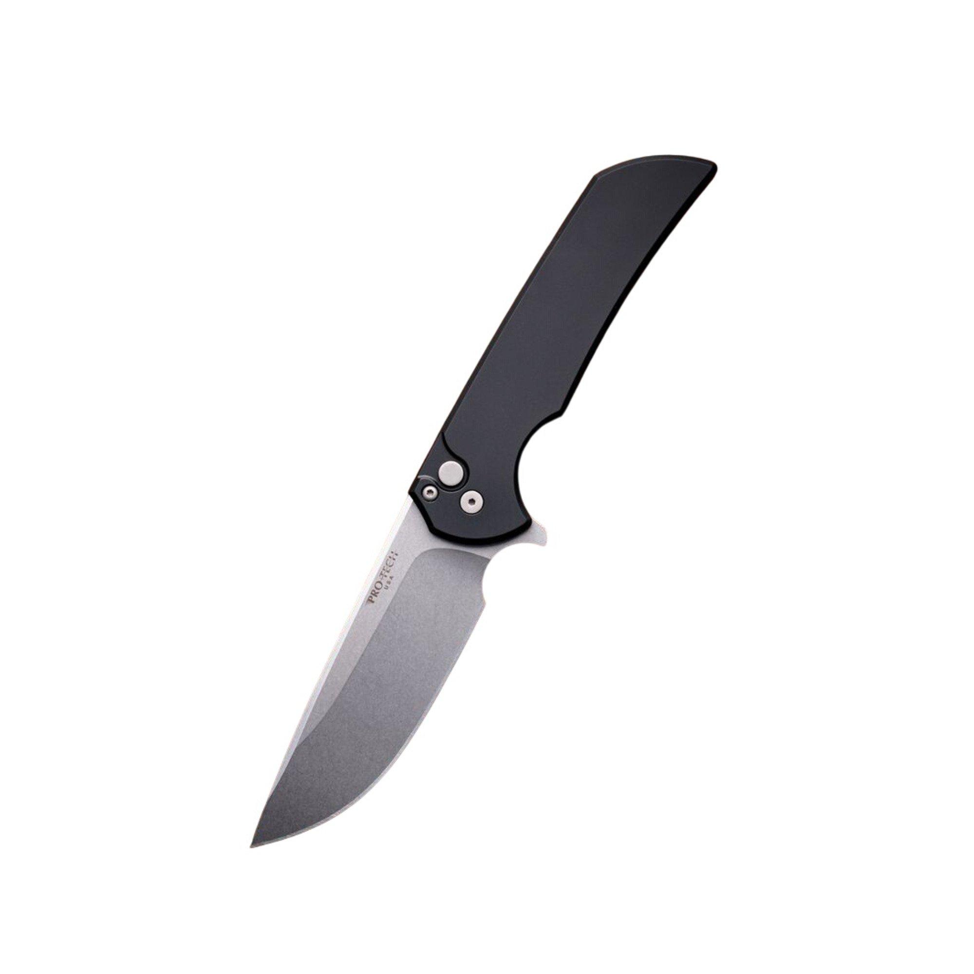 Pro-Tech MX101 Mordax CPM MagnaCut Stonewashed Folding Pocket Knife - Pro-Tech