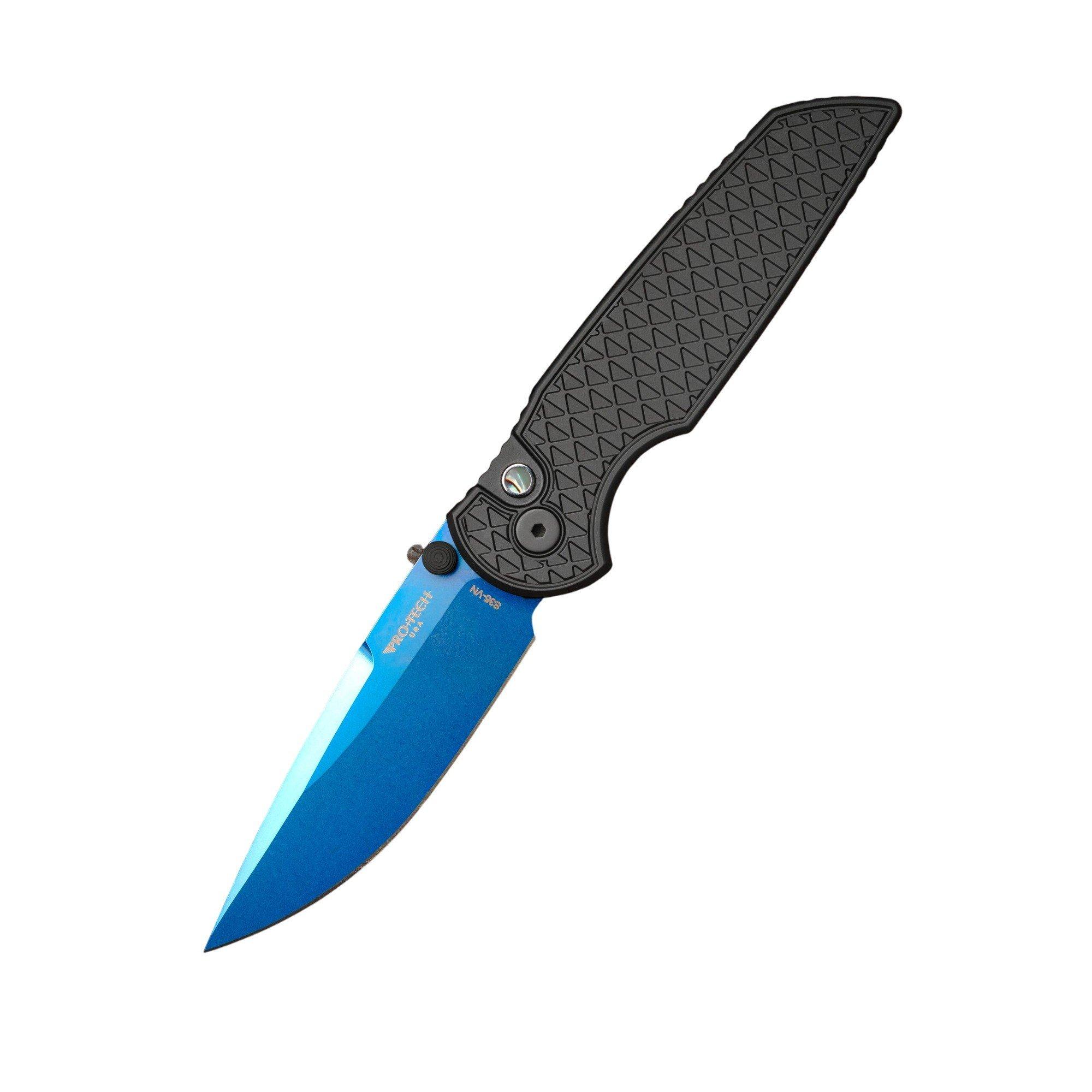 Pro-Tech INT106-SB TR-3 Integrity Sapphire Blue Folding Pocket Knife - Pro-Tech