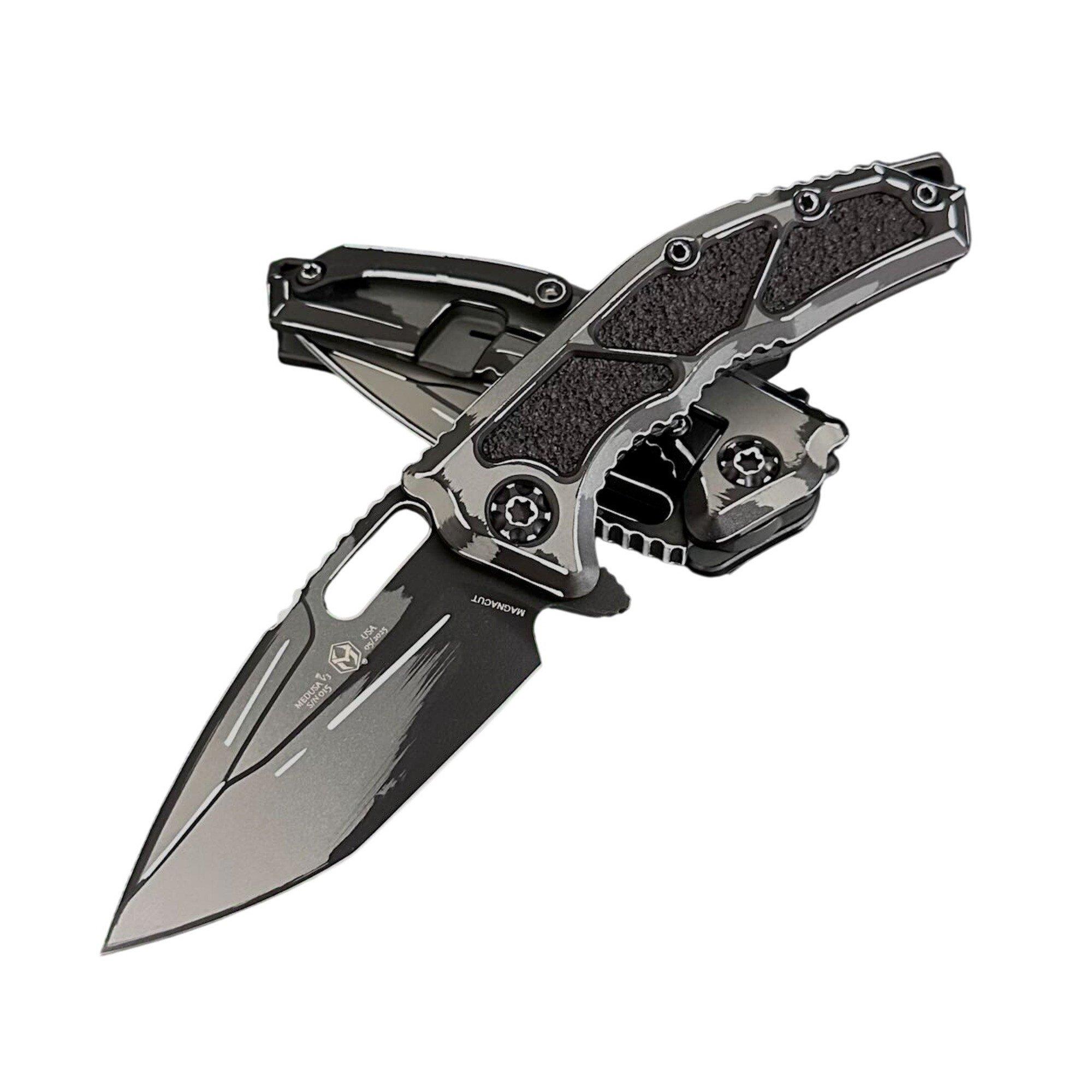 Heretic Knives H009-CS Medusa MagnaCut Folding Pocket Knife - Heretic Knives