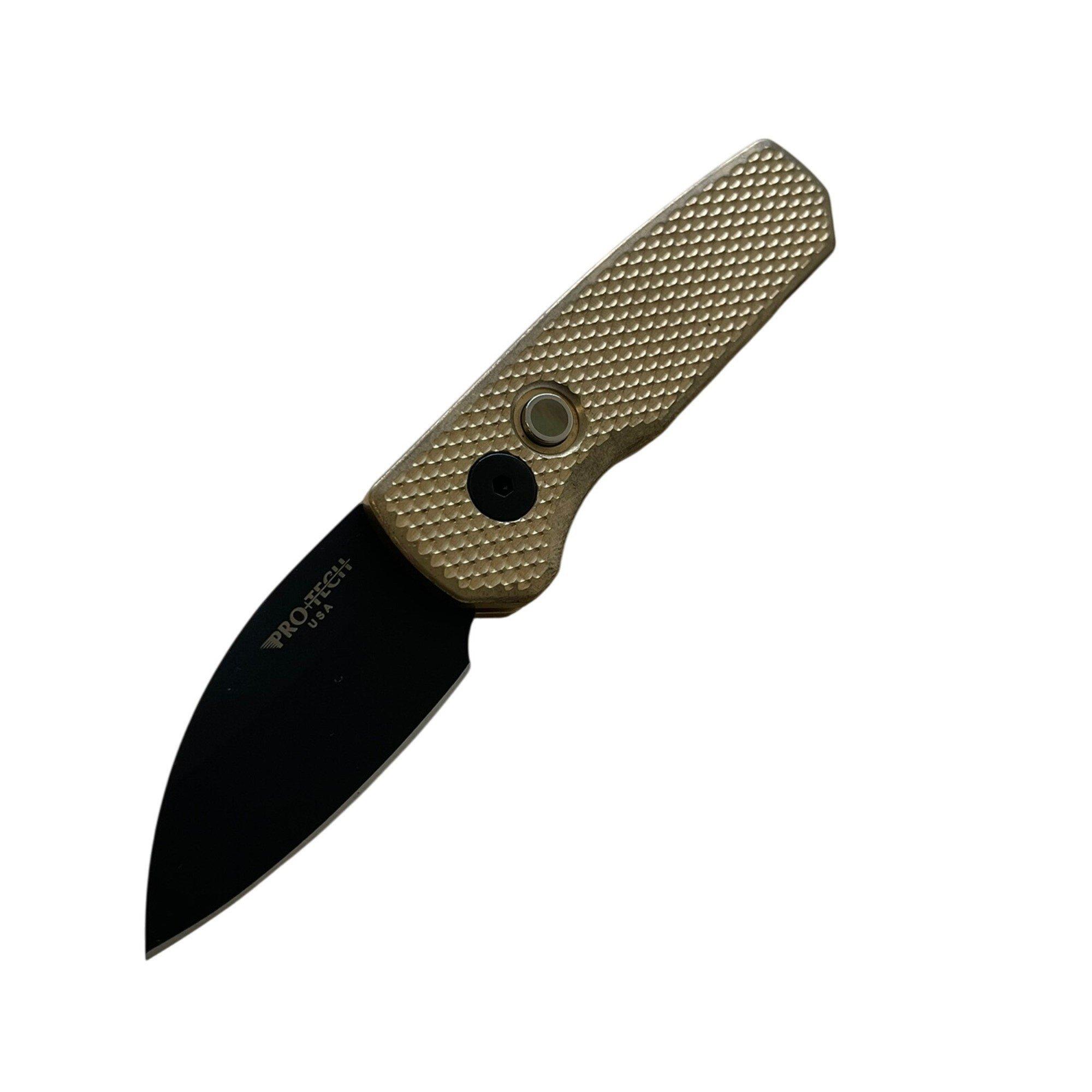 Pro-Tech R5313 Runt 5 MagnaCut DLC Wharncliffe Folding Automatic Knife - Pro-Tech
