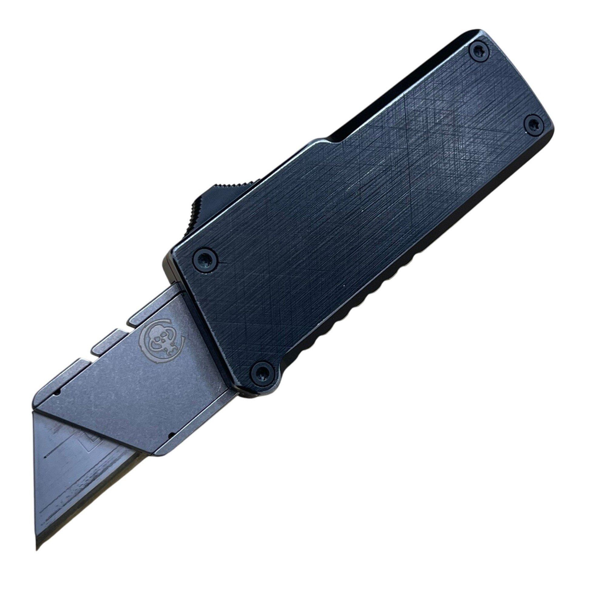 Chaves Knives Handy Utility Blade CHUB Battleworn OTF Automatic Knife - Chaves Knives