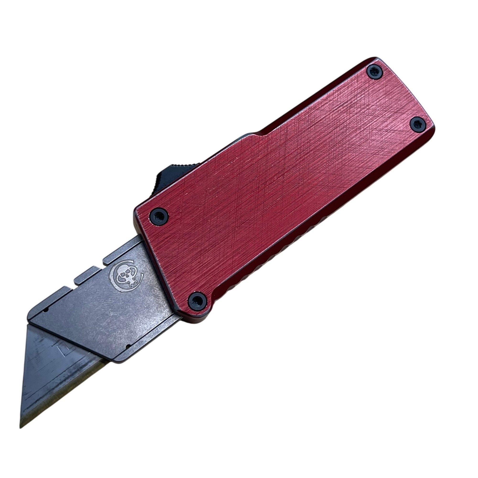 Chaves Knives Handy Utility Blade CHUB Battleworn OTF Automatic Knife - Chaves Knives