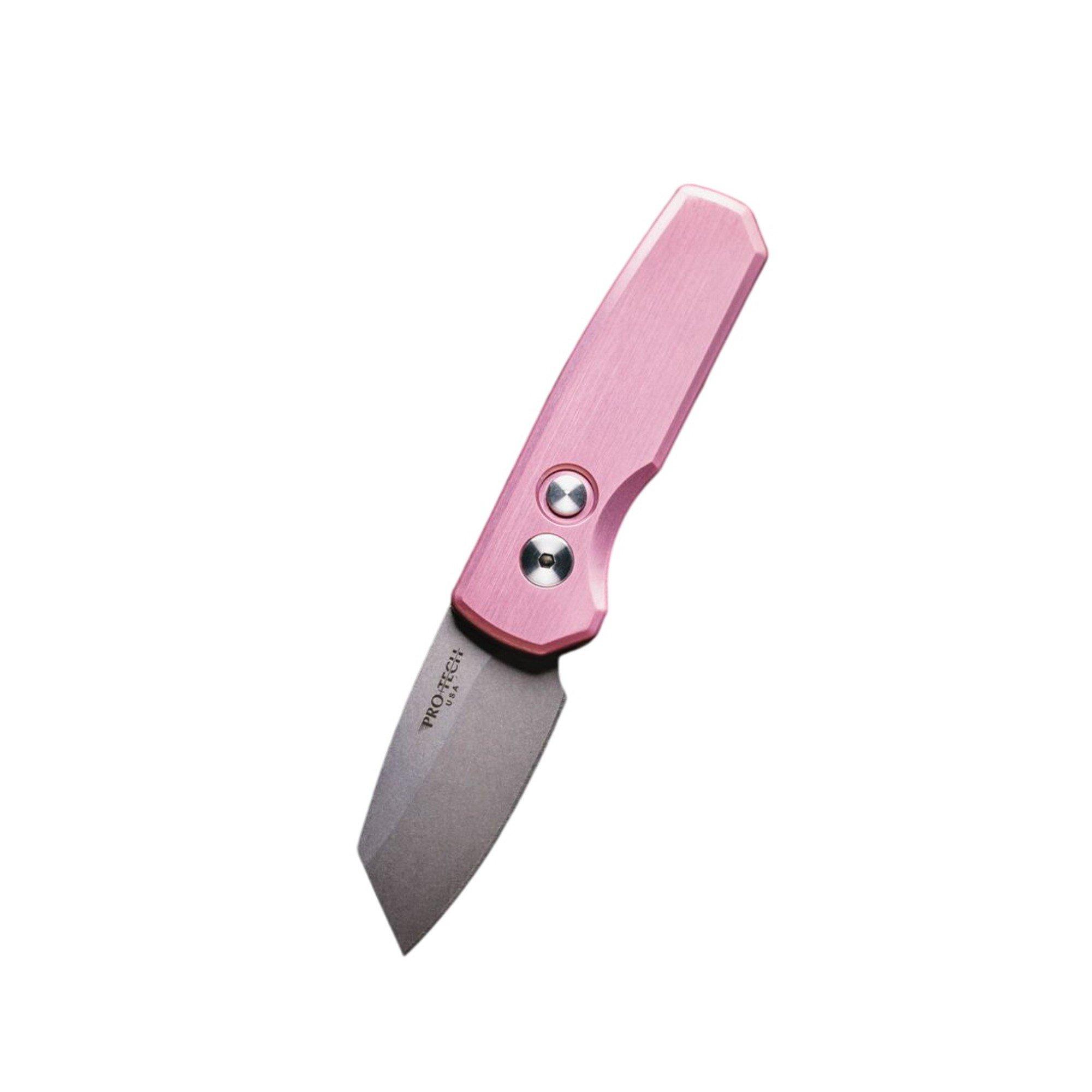 Pro-Tech R5201 Runt 5 Stonewash Folding Automatic Knife - Pro-Tech