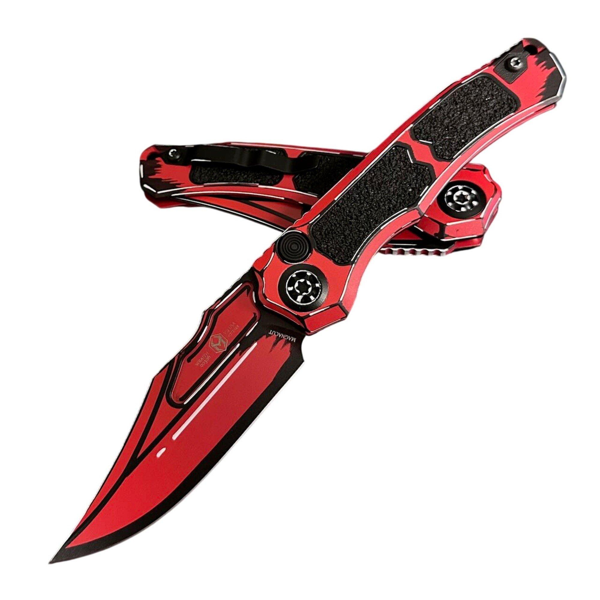 Heretic Knives H002-CS Wraith V4 MagnaCut Folding Automatic Knife - Heretic Knives