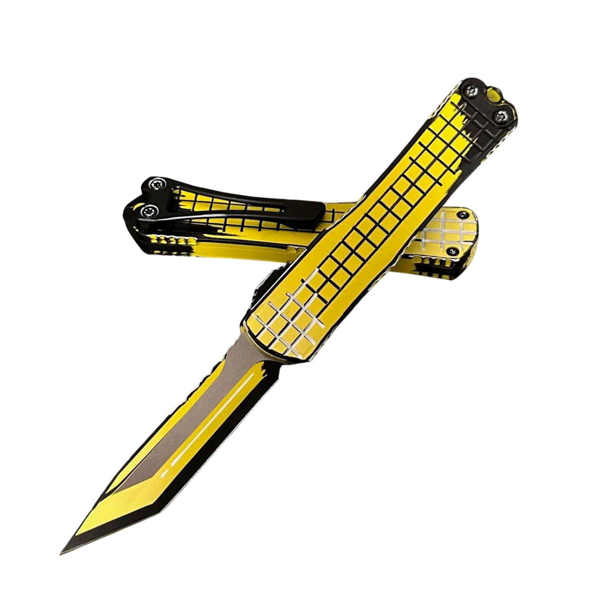 Heretic Knives H023F-CS Manticore S MagnaCut OTF Automatic Knife - Heretic Knives