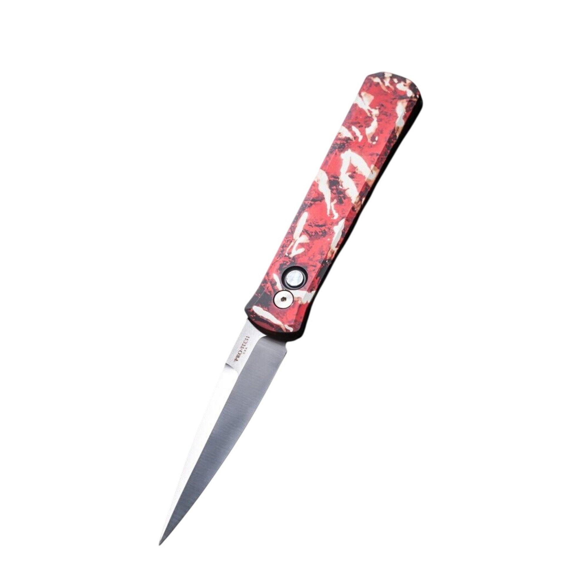 Pro-Tech 921 Satin CTC Godfather Folding Automatic Knife - Pro-Tech