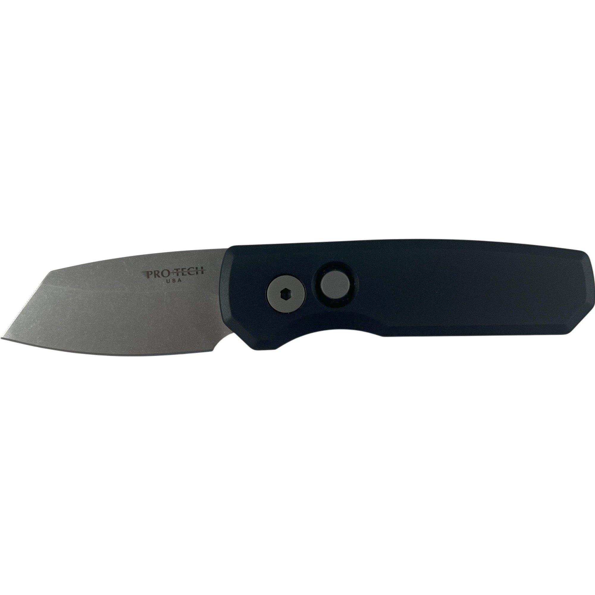 Pro-Tech R5201 Runt 5 Stonewash Folding Automatic Knife - Pro-Tech