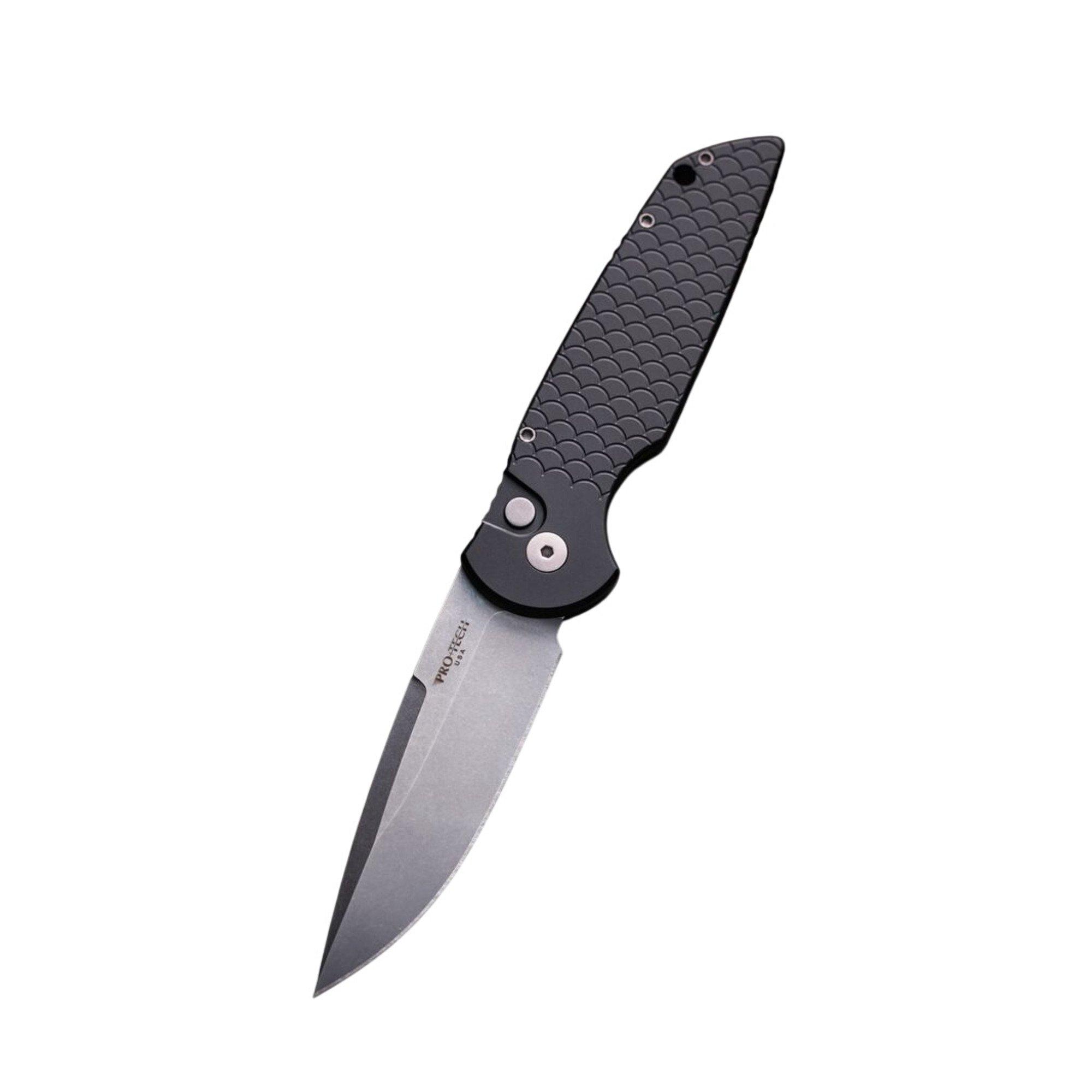 Pro-Tech TR-3 X1 Tactical Response 3 Stonewash MagnaCut Folding Automatic Knife - Pro-Tech