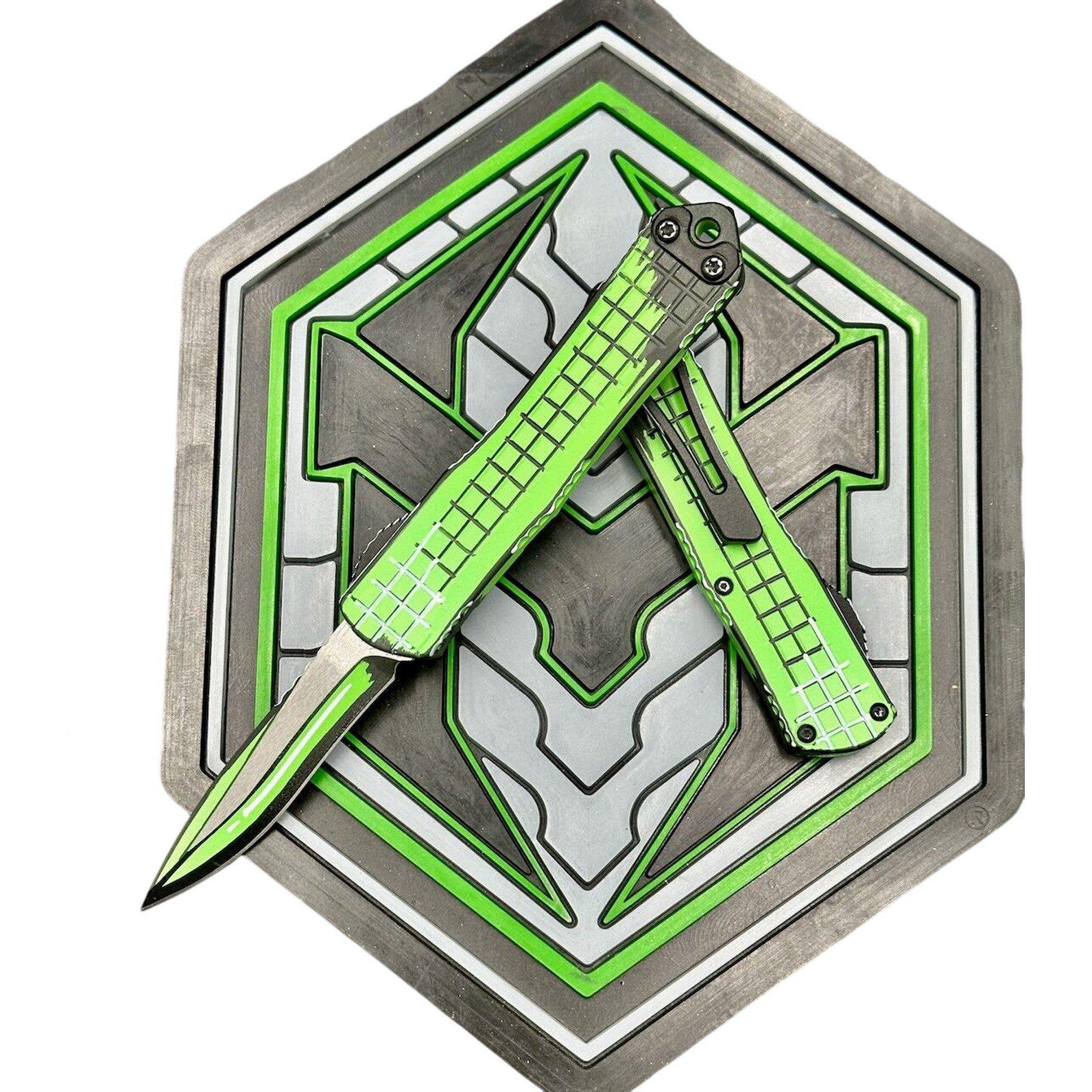 Heretic Knives H025F-CS Manticore S MagnaCut OTF Automatic Knife - Heretic Knives