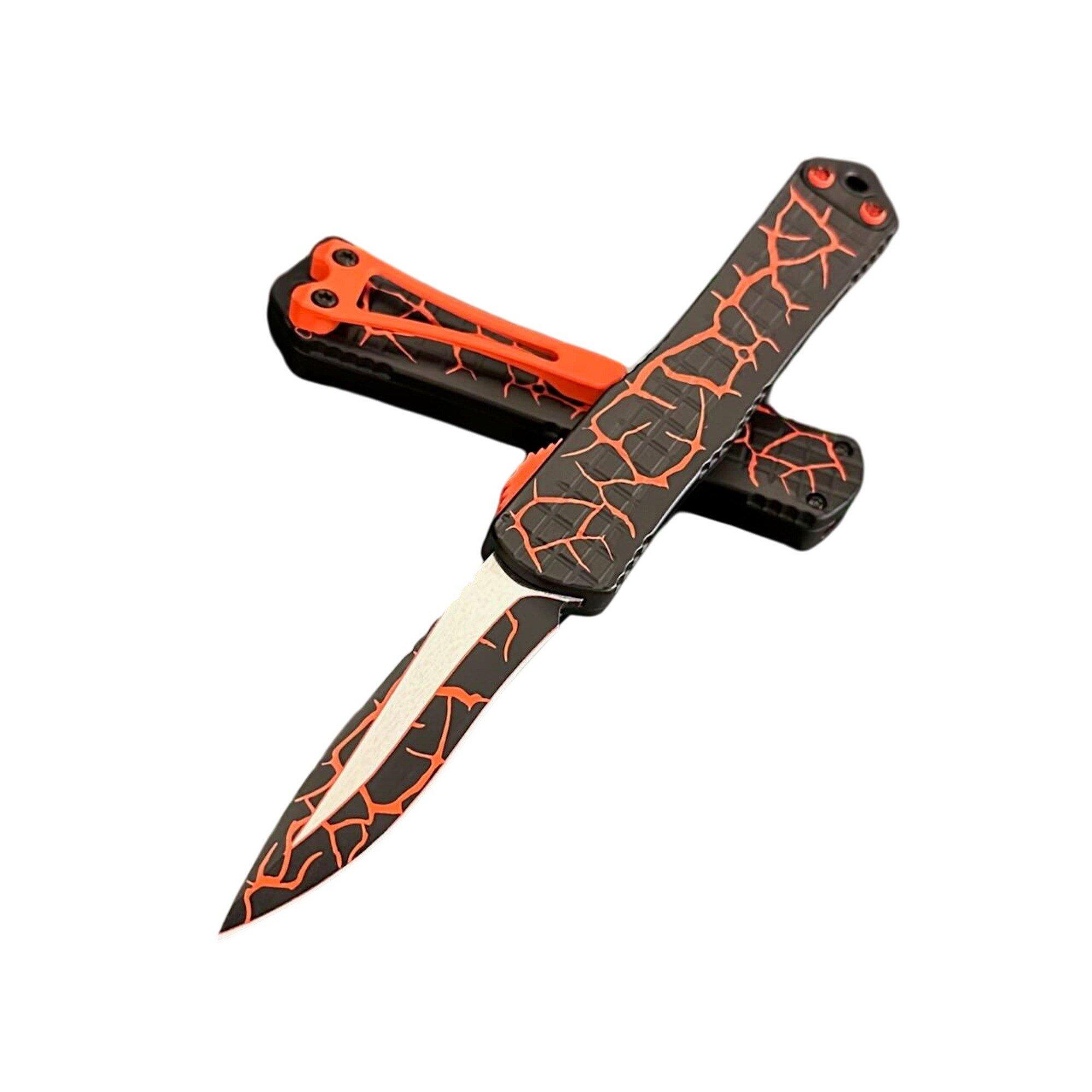 Heretic Knives H025F-MAG Manticore S Magma MagnaCut OTF Automatic Knife - Heretic Knives