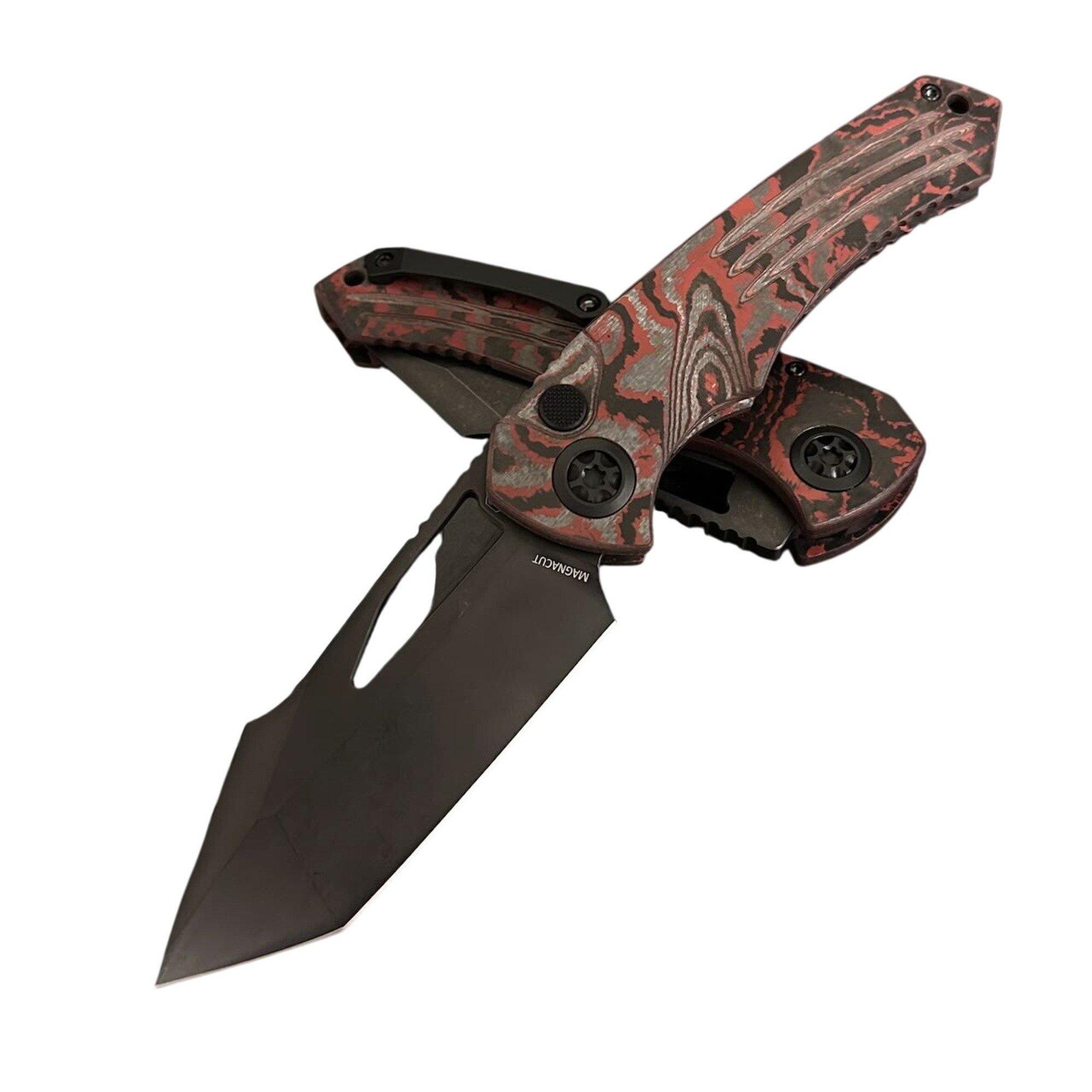 Heretic Knives H047-6A Pariah T/E MagnaCut DLC Manual Folding Pocket Knife - Heretic Knives