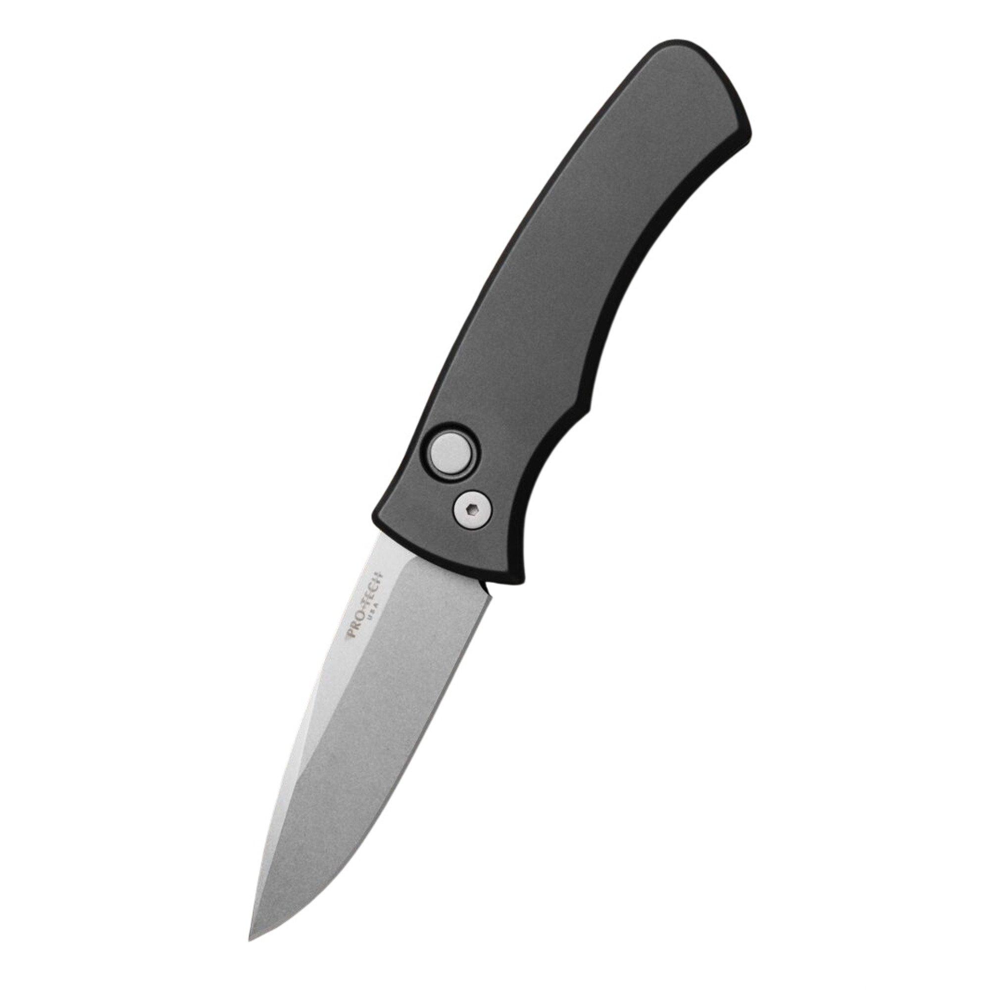 Pro-Tech Duke 2 CPM MagnaCut Stonewashed Folding Automatic Knife - Pro-Tech