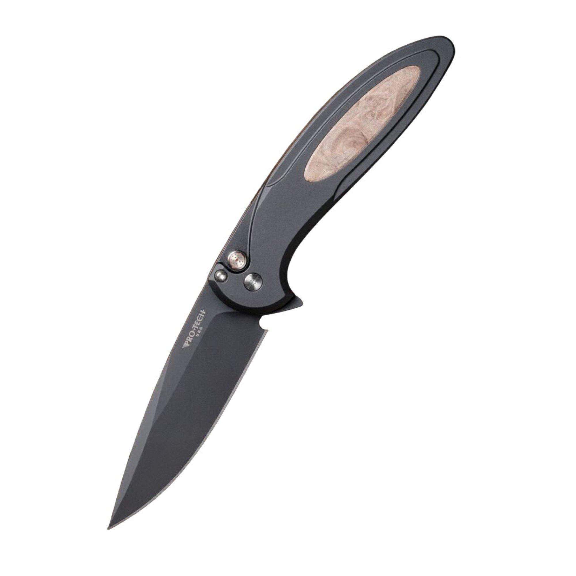 Pro-Tech CF2103-LTD Maple Cambria 2 MagnaCut DLC Folding Pocket Knife - Pro-Tech