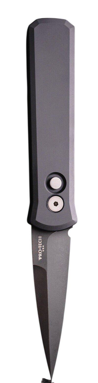 Pro-Tech 721-DLCW Godson DLC Washed Folding Automatic Knife - Pro-Tech