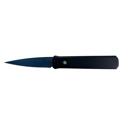 Pro-Tech 921-SB Godfather Sapphire Blue DLC Folding Automatic Knife - Primary Image
