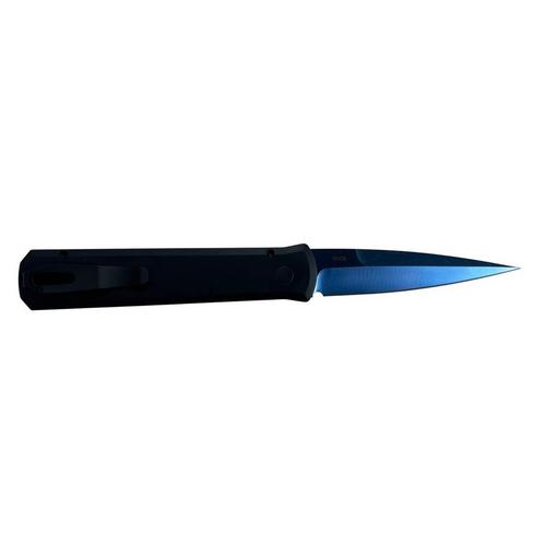 Pro-Tech 921-SB Godfather Sapphire Blue DLC Folding Automatic Knife - Primary Image