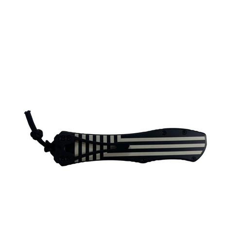 Heretic Knives H406-DKSBR Hydra V4 Tanto Darksaber Scheels Exclusive OTF Automatic Knife - Primary Image