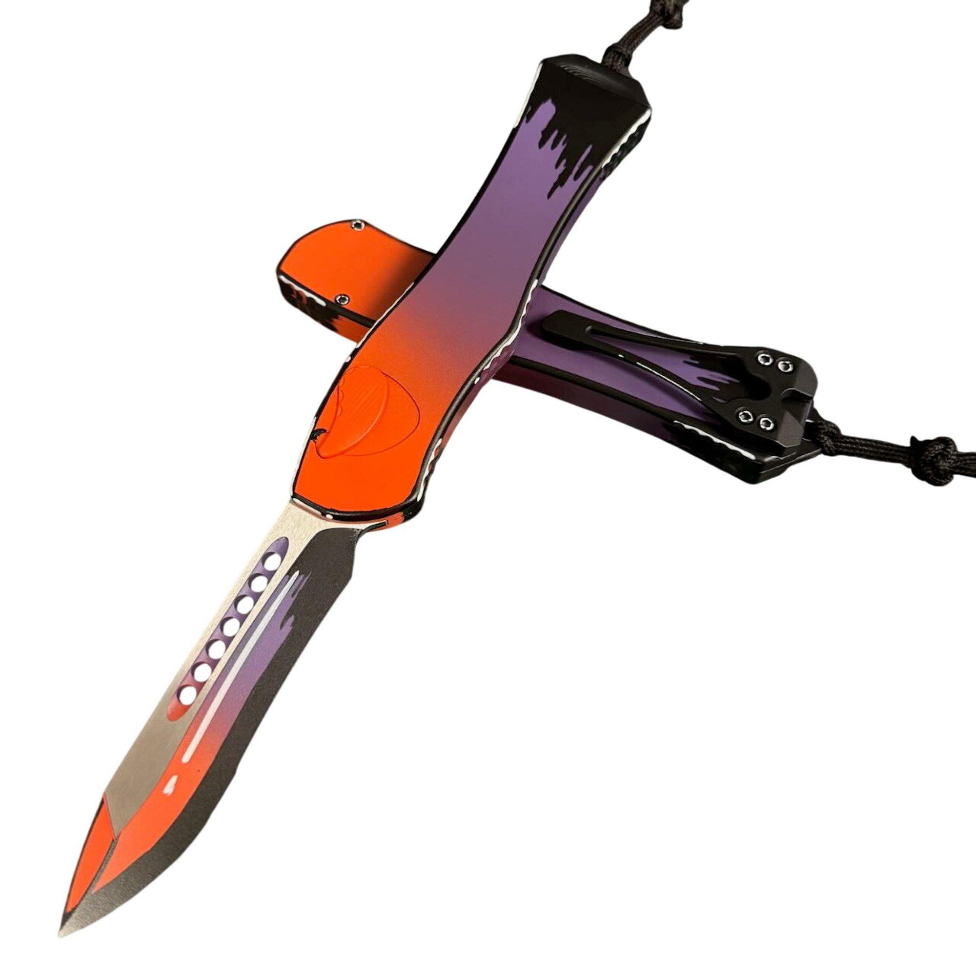 Heretic Knives H408-CS Hydra V4 MagnaCut Cel-Shade OTF Automatic Knife - Heretic Knives