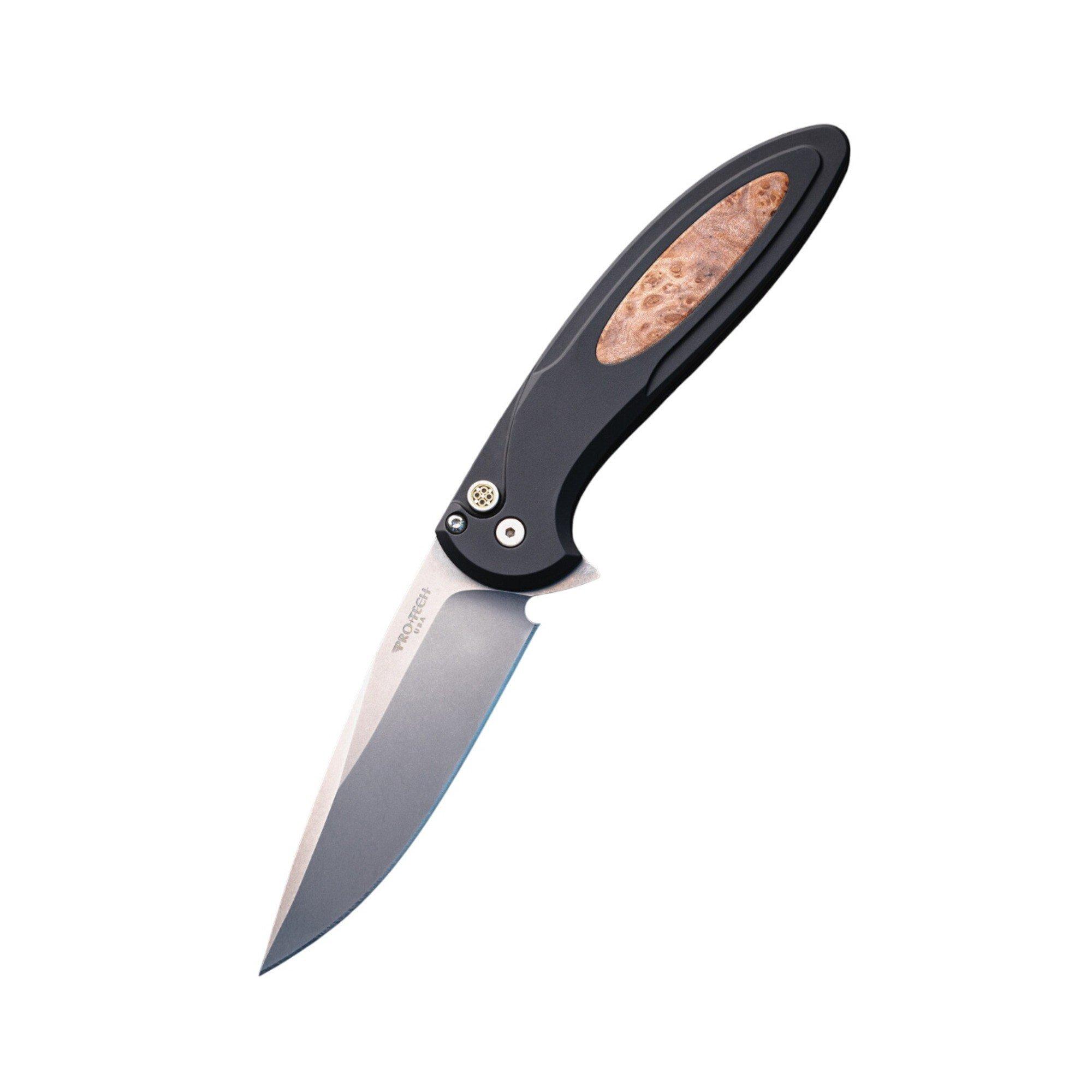 Pro-Tech BSW25.CAMBRIA.1 Cambria 2 MagnaCut Stonewashed Folding Pocket Knife - Pro-Tech