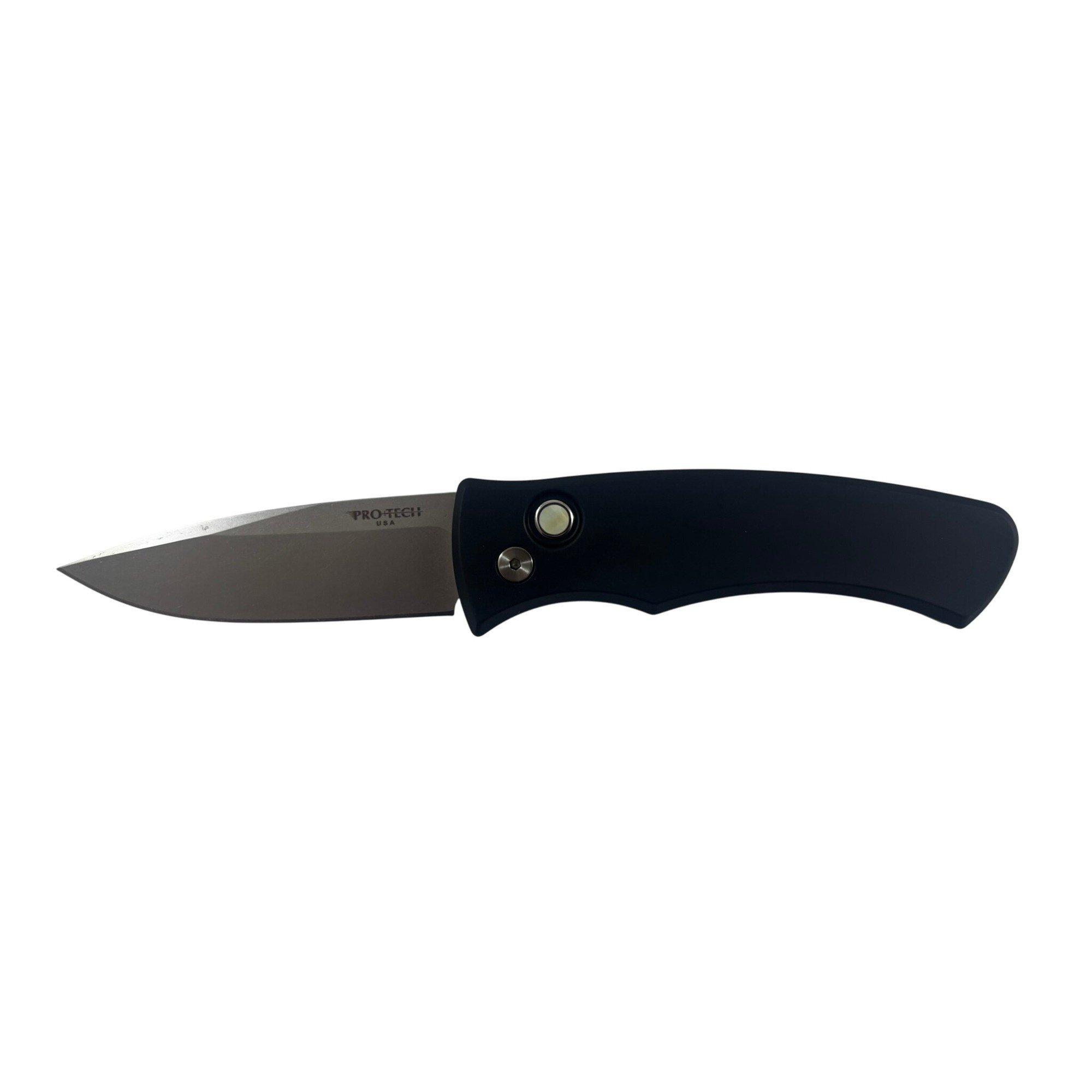 Pro-Tech BSW25.DUKE.1 Duke 2 MagnaCut Stonewashed Folding Automatic Knife - Pro-Tech