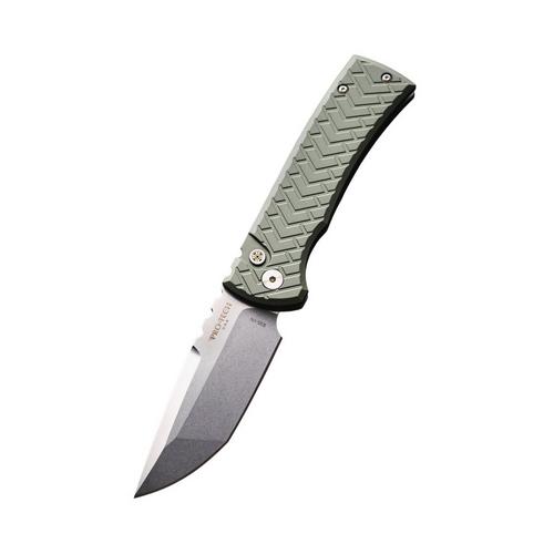 Chaves Knives Redencion Pro-Tech Collaboration Stonewashed Folding Automatic Knife - Primary Image