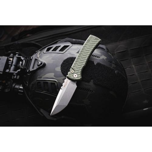 Chaves Knives Redencion Pro-Tech Collaboration Stonewashed Folding Automatic Knife - Primary Image