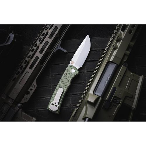Chaves Knives Redencion Pro-Tech Collaboration Stonewashed Folding Automatic Knife - Primary Image