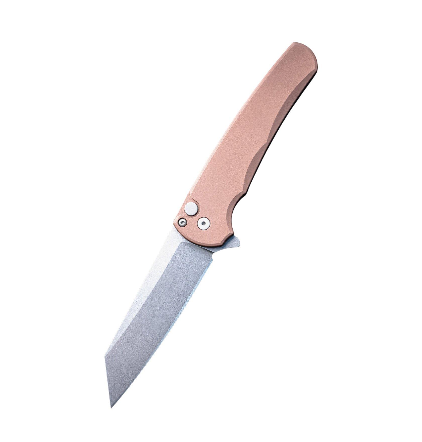 Pro-Tech 5401 Malibu Stonewashed MagnaCut Folding Pocket Knife - Pro-Tech