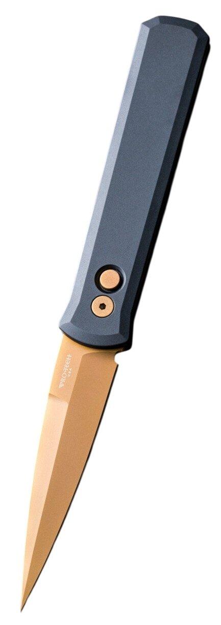 Pro-Tech 921-TAN Godfather Folding Automatic Knife - Pro-Tech