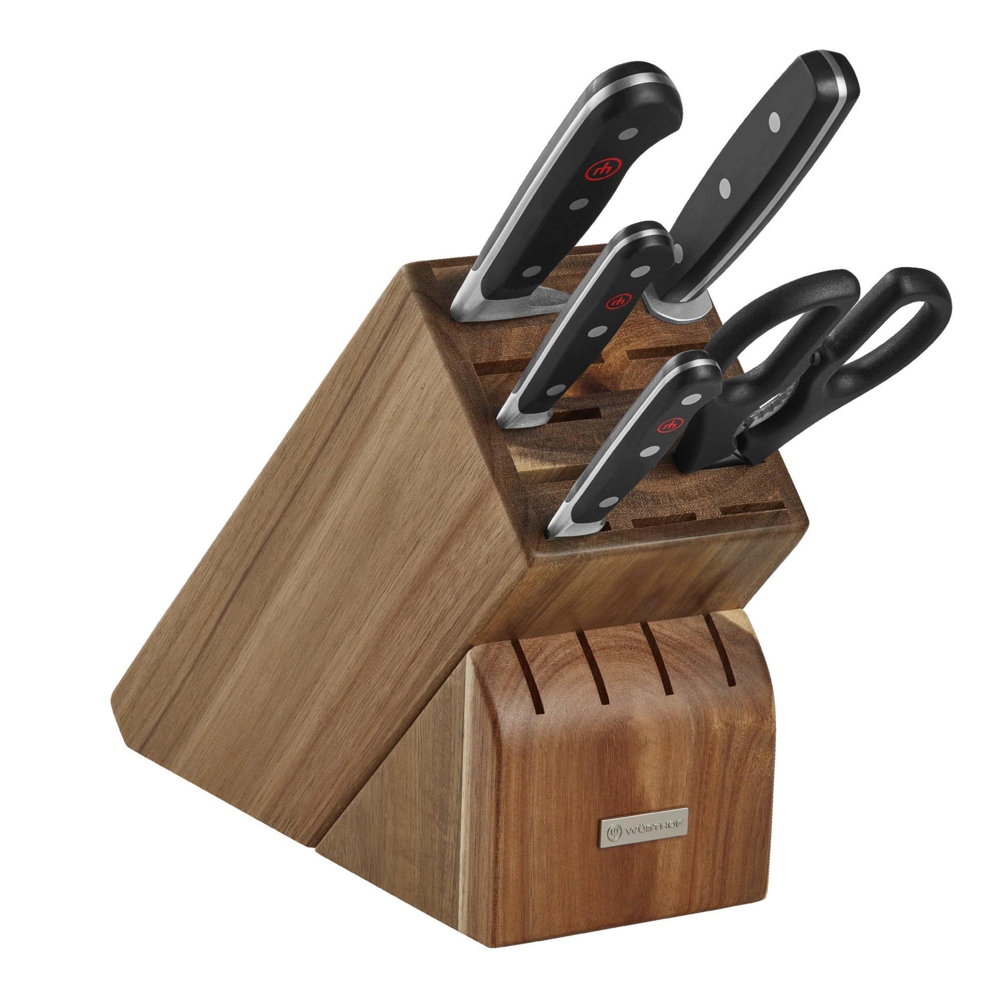Wusthof-Trident Cutlery 6 Piece Classic 6-Piece Starter Kitchen Knife Block Set - Wusthof-Trident Cutlery